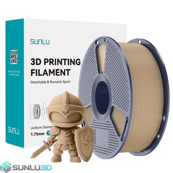 SUNLU Філамент PLA Matte 1.75мм Дуб/Matte OAK, 1кг НФ-00000303 фото
