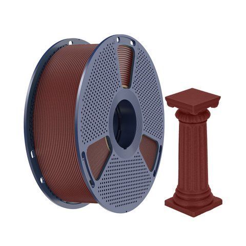 Філамент HS PLA Мармур Червона Цегла/Marble Brick Red, 1кг ФР-00012167 фото