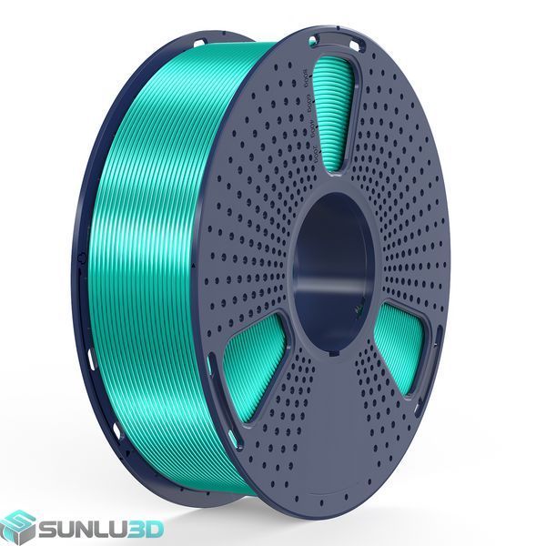 Філамент Silk PLA+ 1.75мм зелений/Green, 1кг ФР-00012154 фото