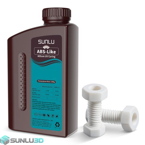 Смола ABS Like Resin White / Білий Sunlu 1 кг НФ-00000261 фото