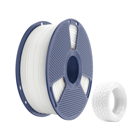 Філамент TPU-90A 1.75мм Білий/White, 1кг НФ-00000219 фото