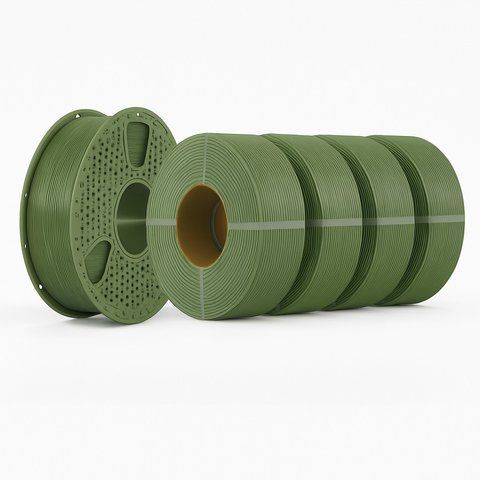Філамент PETG 1.75мм Камуфляж зелений/Camouflage Green, 4+1 кг (набір) ФР-00012316 фото
