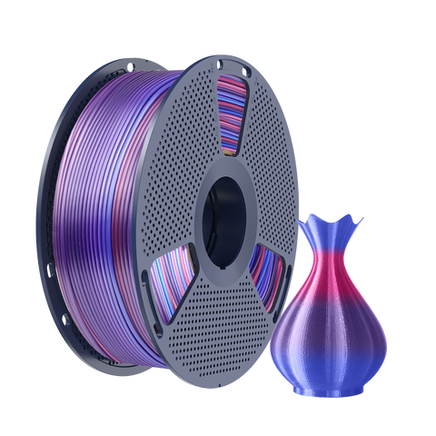 Філамент Silk PLA+ 1.75мм Rainbow / Веселка №2 , 1кг НФ-00000229 фото