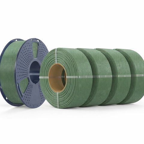 Філамент PETG 1.75мм Зелений армійський/Army Green, 4+1 кг (набір) ФР-00012326 фото
