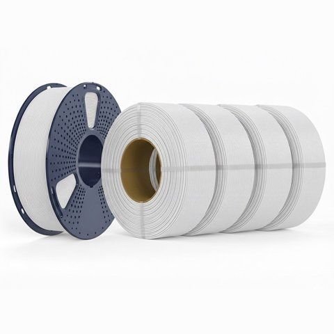Філамент PETG 1.75мм Білий/White, 4+1 кг (набір) НФ-00000034 фото